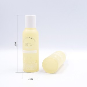 100ML slender round shoulder glass lotion bottle
