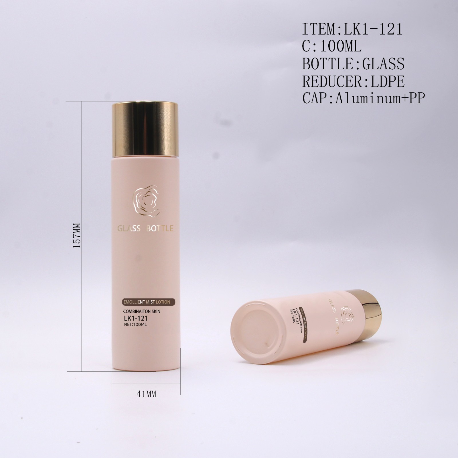 100ML Cylinder glass bottle(SF-51D1)