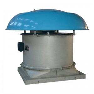 Даховий осьовий вентилятор протипожежного диму серії HTF-III