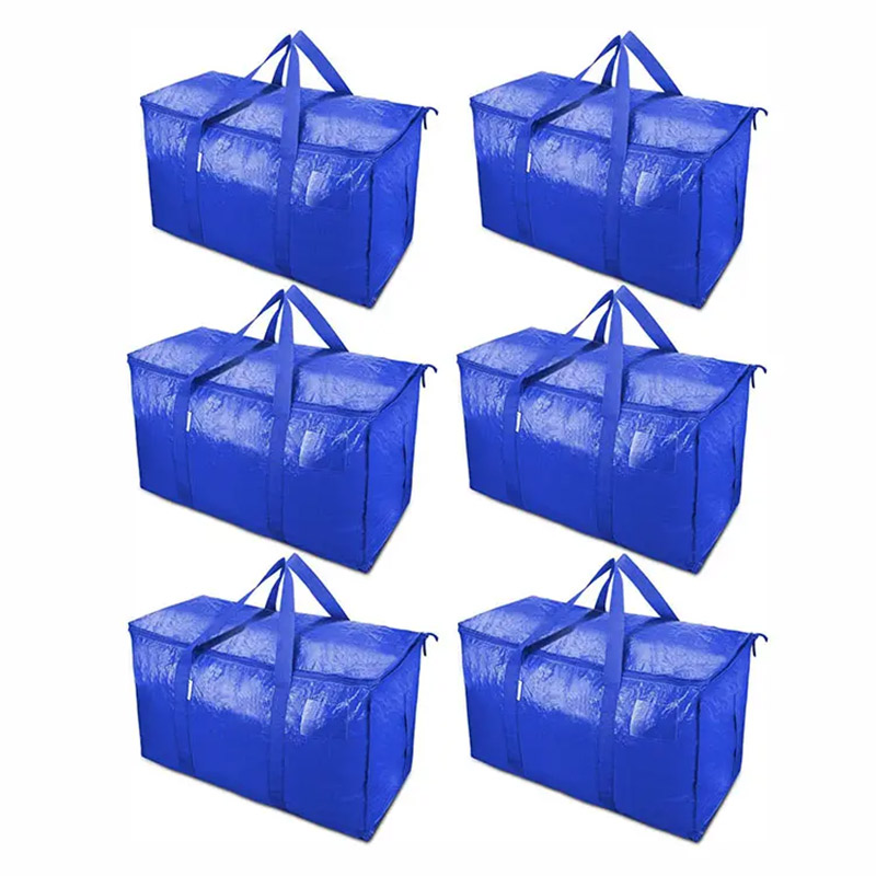 Extra Large Heavy Duty Polypropylene Pp Woven Moving Storage Bags With Zippers