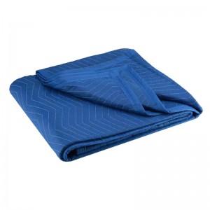 Navy Blue Packing Good Quilted Shipping Furniture Pads Protect 72 x 80 Heavy Moving Blankets SH1006