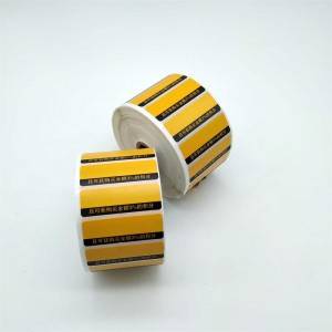 Self adhesive thermal barcode labels sticker
