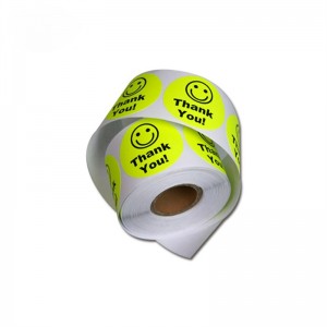 Pre Printing Self Adhesive Color Dot Label Thank You Sticker Labelsfile Labels A4 Size Laserinkjet Label