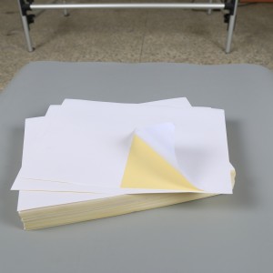 Low A6 Thermal Adhesive Label Heat Sensitive Paper For Shipping With Barcode Thermal adhesive sticker