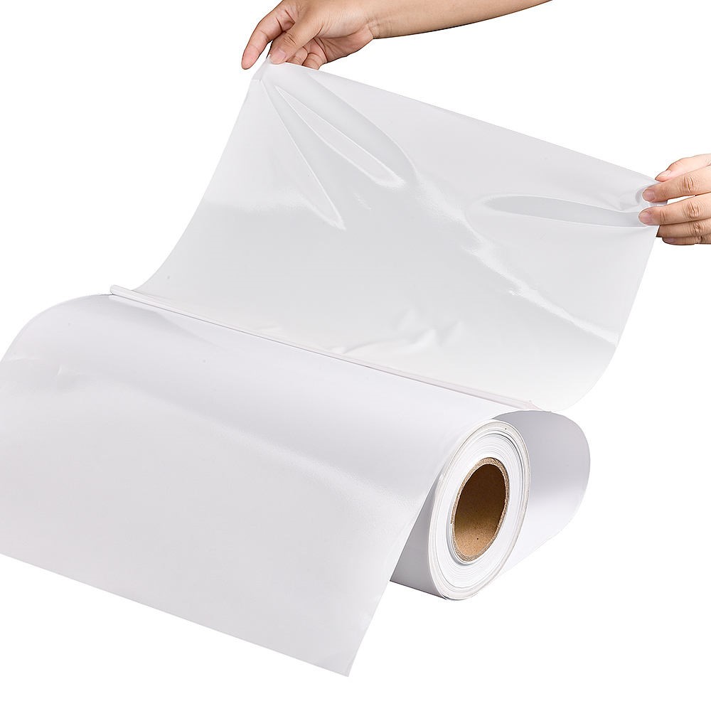 2018 China New Design Portable Printer - Milk white Static Cling PVC Vinyl Film Without Glue Residue – Shawei