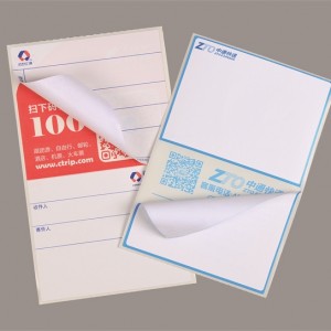 Self-Adhesive Thermal Label Sticker Label Custom Coated Paper or Heat Transfer Paper Adhesive Stickers Top sales