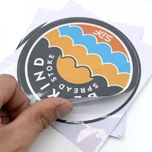 Custom Die Cut Vinyl Printing Adhesive Waterproof PVC label Stickers