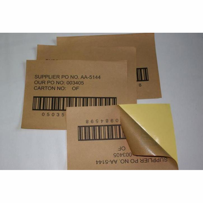 Low MOQ for Direct Thermal Label Printer - Kraft Sticker Paper in Rolls Anti-osmosis Factory Direct Supply Good Ink Absorption A4 Self Adhesive – Shawei