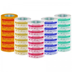 Clear Adhesive Tape Roll BOPP Transparent Packing Tape With Custom Tape