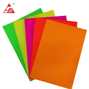 Custom Self Adhesive Fluorescent Sticker Paper For Gift Wrapping