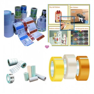 Clear Adhesive Tape Roll BOPP Transparent Packing Tape With Custom Tape