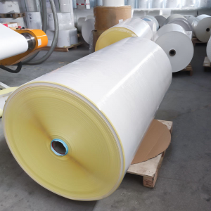 High Quality 80gsm Semi Gloss Self Adhesive Paper Label Sticker in Jumbo Rolls for Offset Printing