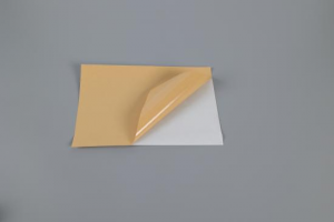 Digital Label Printable 50um Brushed Golden PET 140g White Silicon Paper Offset Printing