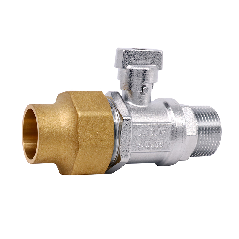 Art.TS 4001M Ball valve with brass cap