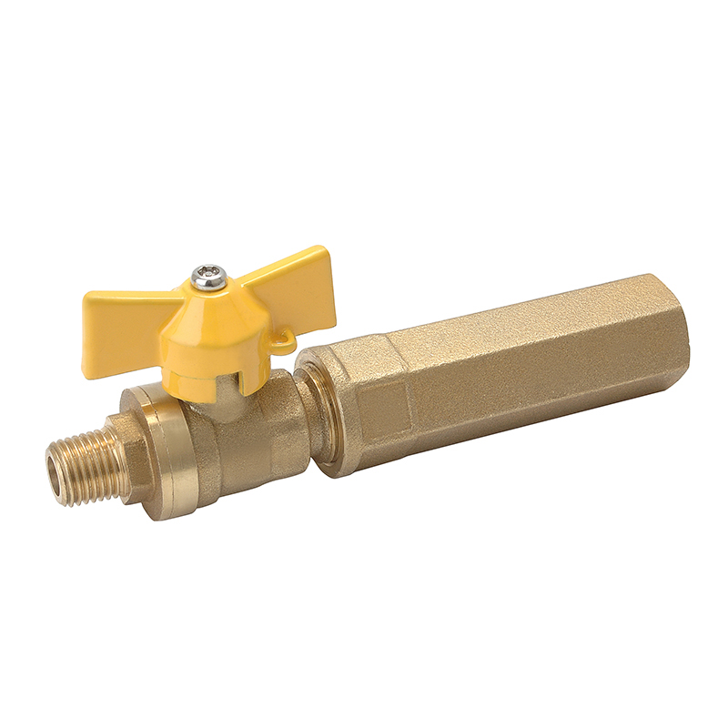 Art. TS 908  Brass Gas Ball Valve With Full Bore
