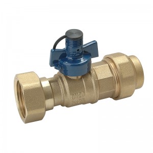 Art.TS 919 Ball Straight Water Meter valve For PE Piping
