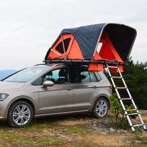 Soft car rooftop tent- folding manually with co...