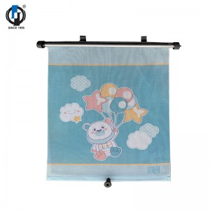 80gsm mesh rolling sun shade with color printing SS-M-61504
