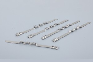 Stainless Steel Wave Type Uncoated Cable Tie