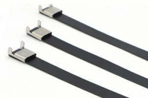 Stainless Steel Cable Ties-Wing Buckle (L-type) Epoxy Coated Tie