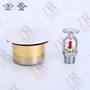 Concealed Pendent Sprinklers with Quick-Response Activation