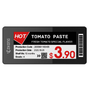 Electronic Shelf Label With NFC Digital Price Tagging for Supermarket Rack