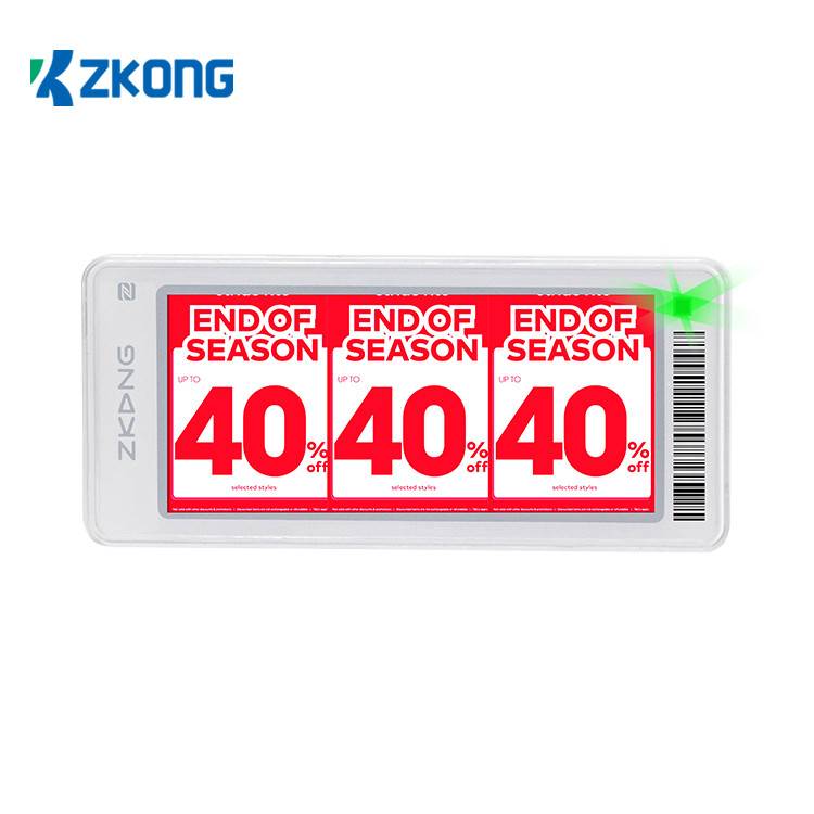 China New Product Black & White Label - Digital Price Tag E Shelf Label Pricer ESL For Supermarket Retail Stores – Zkong