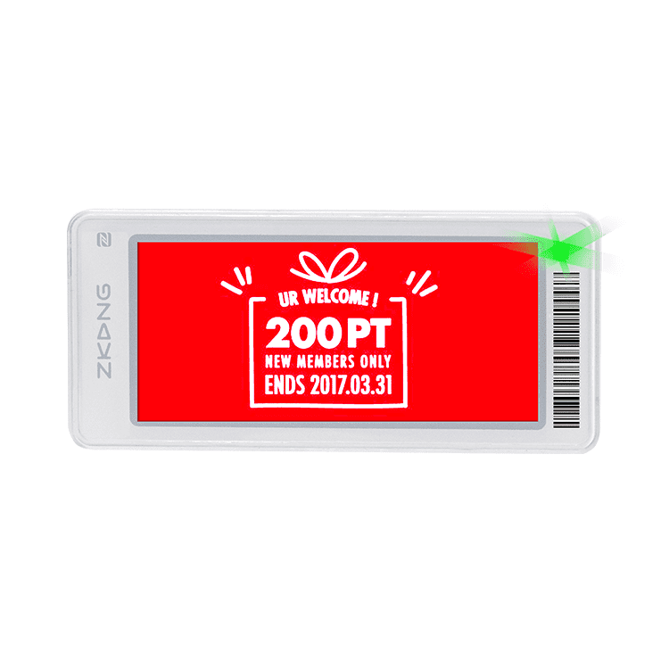 OEM China Digital Price Tags Grocery Stores - Zkong ESL digital shelf labels  e ink price tag for logistic – Zkong