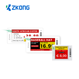 Zkong electronic price tag display retail shelf label digital retail price tags grocery store shelf labels