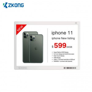 Zkong 2.4GHz digital price tag 1.54″2.13″4.2″7.5″ ESL epaper Display Electronic Shelf Label