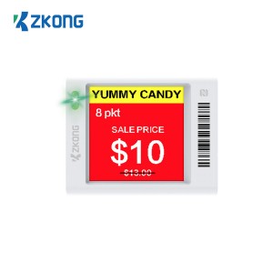 Zkong electronic shelf label e-paper display Electronic 4 color price tags digital shelf label
