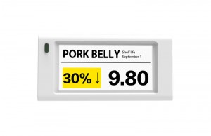 Zkong ESL digital shelf labels  e ink price tag for esl retail chain stores
