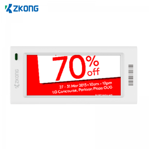 Zkong 2.9″ Electronic Shelf Labels LED Epaper Digital ESL Supermarket Price Tag with Store System NFC Price Fashion Tag