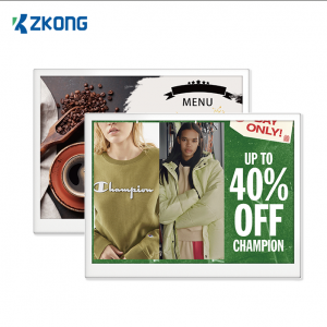 Zkong 5.8 inch digital price electronic tags full color ESL for supermarket