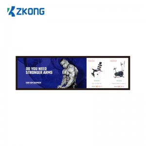 Zkong 35.6 inch LCD Display Strips Digital Display LCD Advertising Player