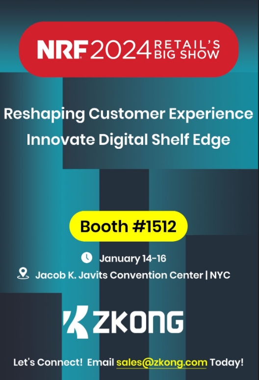 The Future of Retail Unveiled at NRF2024: Join Zkong at Booth 1512 for Innovation and Excitement