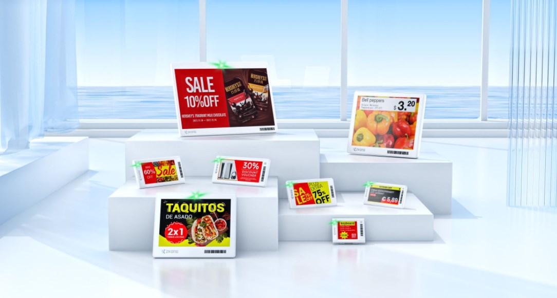 Zkong ESLs Transform In-Store Visual Marketing with Vibrant Displays and Real-Time Updates