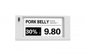 Zkong ESL digital shelf tag e ink price tag for retail chain stores