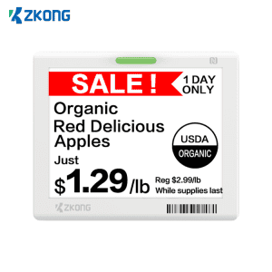 OEM/ODM Supplier Esl Shelf - Digital electronic shelf label digital price tag supermarket price display – Zkong