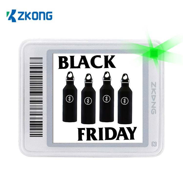 Wholesale High definition Grocery Store Price Tags - ZKONG 1.8inch BLE 5.0  esl black price tag – Zkong manufacturer and supplier