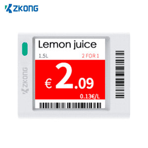 Zkong eink price display wholesale nfc tag electronic shelf label manufacturers