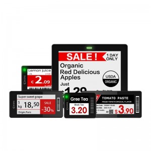 Zkong E-ink Labels Screen epaper Shop Display Digital Price Tag Rfid Wifi ESL Electronic Shelf Label