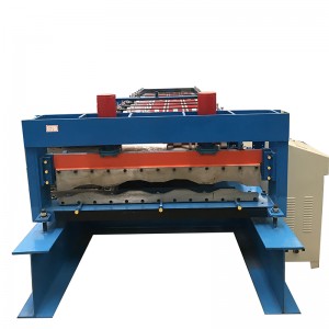 Factory Price Colorful Iron Sheet 828 Glazed Tile Roofing Panel Making Roll Forming Machine