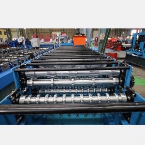 Double Layer Corrugated Metal Roofing Sheet Roll Forming Machine