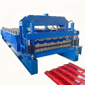 Hydraulic Automatic Cold Roll Forming Machine Double Layers Roofing Panel Roll Making Machine