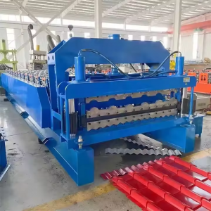 Hydraulic Automatic Cold Roll Forming Machine Double Layers Roofing Panel Roll Making Machine