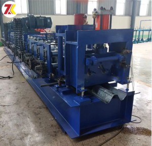 ZKRFM New and Used Highway Guardrail Roll Forming Machine for Tile Building with PLCEquipped with Reliable Gear and Bearing