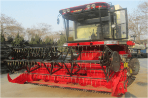 Crawl Type Grain Combine Harvester（Wheel+Chain）