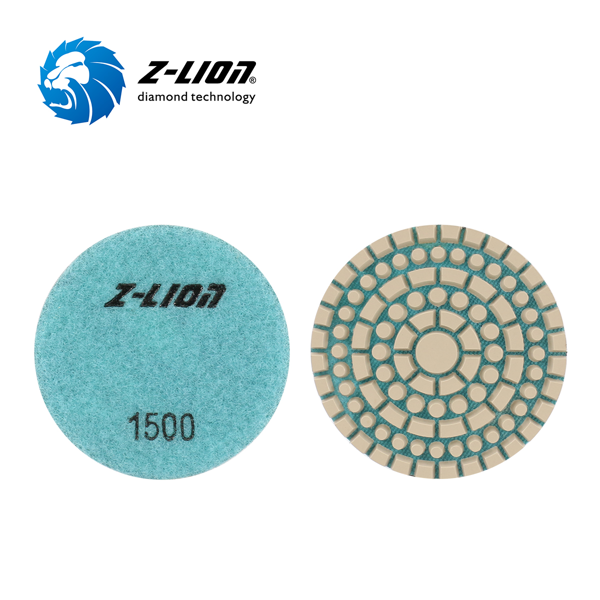 Super shine dry resin polishing pad for concrete floor polishing