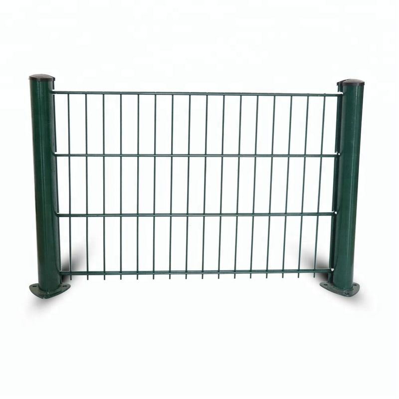High quality low cost PVC Powder coated durable 868 double wire mesh fence